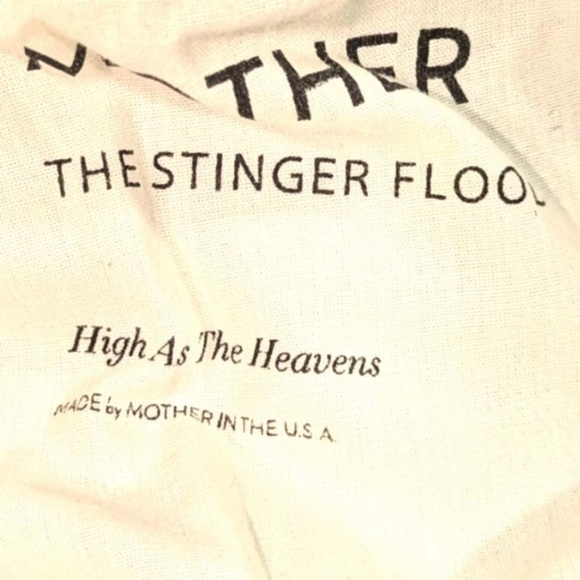 MOTHER STINGER FLOOD IN HIGH AS THE HEAVENS STRAIGHT SKINNY,HIGH RISE,BUTTON FLY - Picture 3 of 16